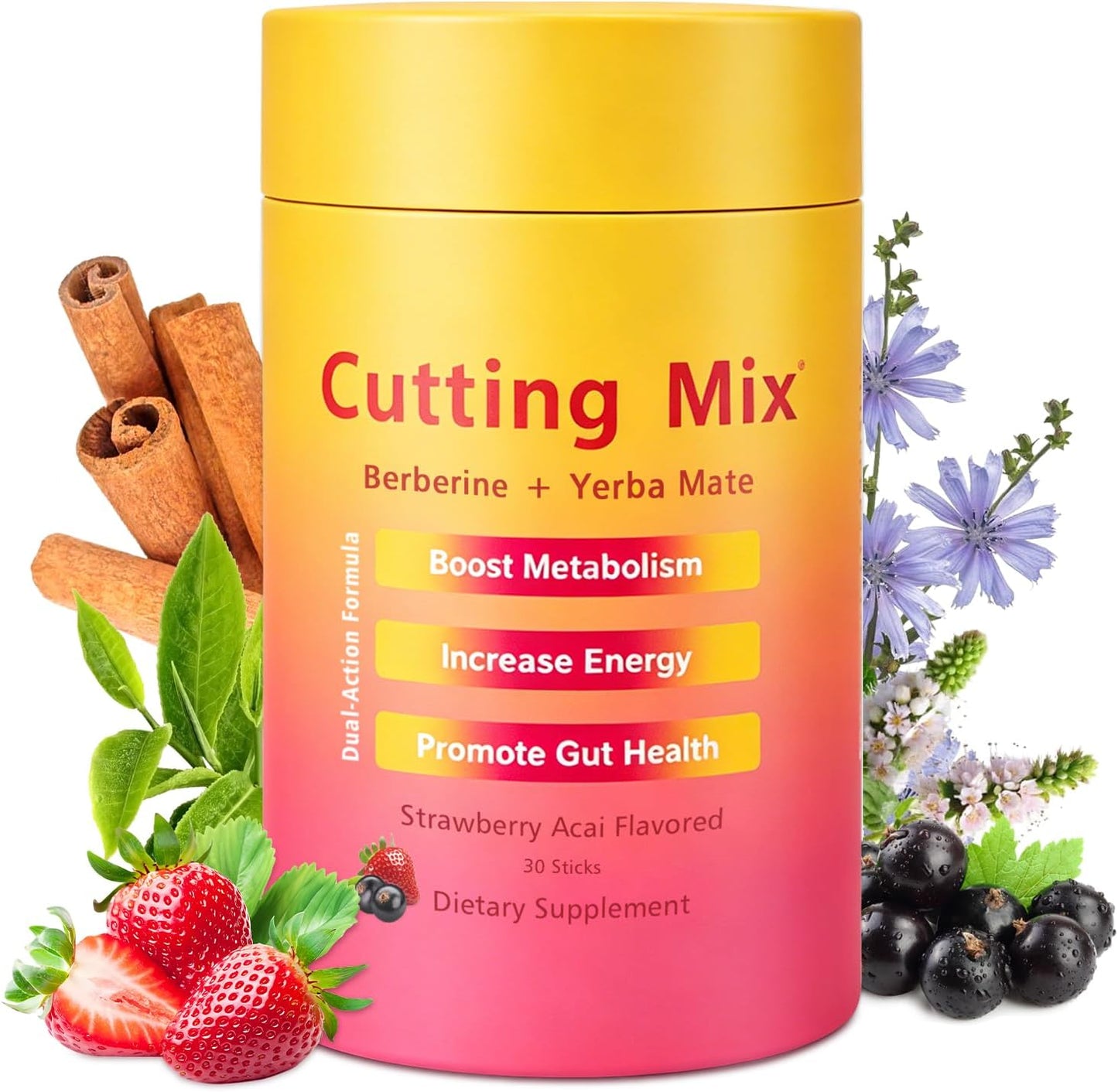 Berberine and Yerba Mate Cutting Mix